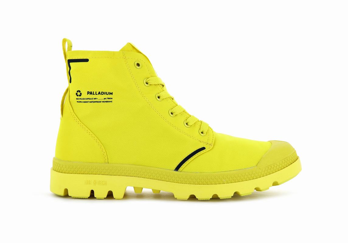 Palladium Pampa Lite+ Recycle Wp+ Damen Stiefel Wasserdicht Gelb ||679201-KUS||